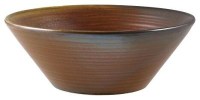 Rustic Copper Terra Conical Bowl